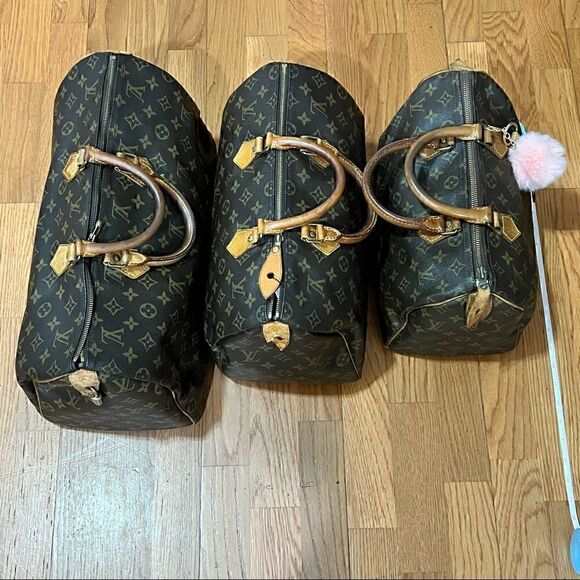 LOUIS VUITTON SPEEDY 40 Classic coated monogram canvas *Authentic Vintage ‘91 - Picture 12 of 16